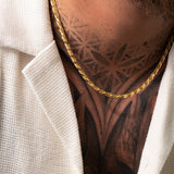 Diamond-Cut Rope Necklace