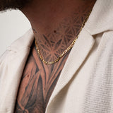 Diamond-Cut Figaro Necklace