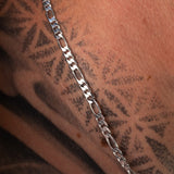 Diamond-Cut Figaro Necklace