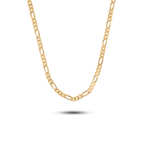 Diamond-Cut Figaro Necklace