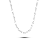 Diamond-Cut Figaro Necklace
